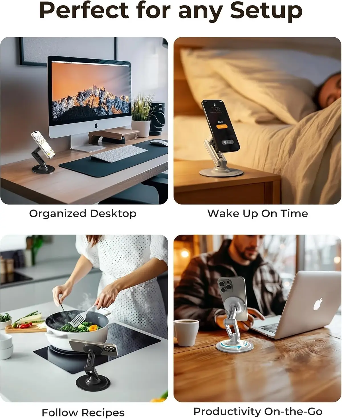 1x COOPER Mag360, Desktop MagSafe Stand for iPhone 12-17, Magnetic Phone Holder - image 5 | Free standard UK delivery included | Discount Quality Products
