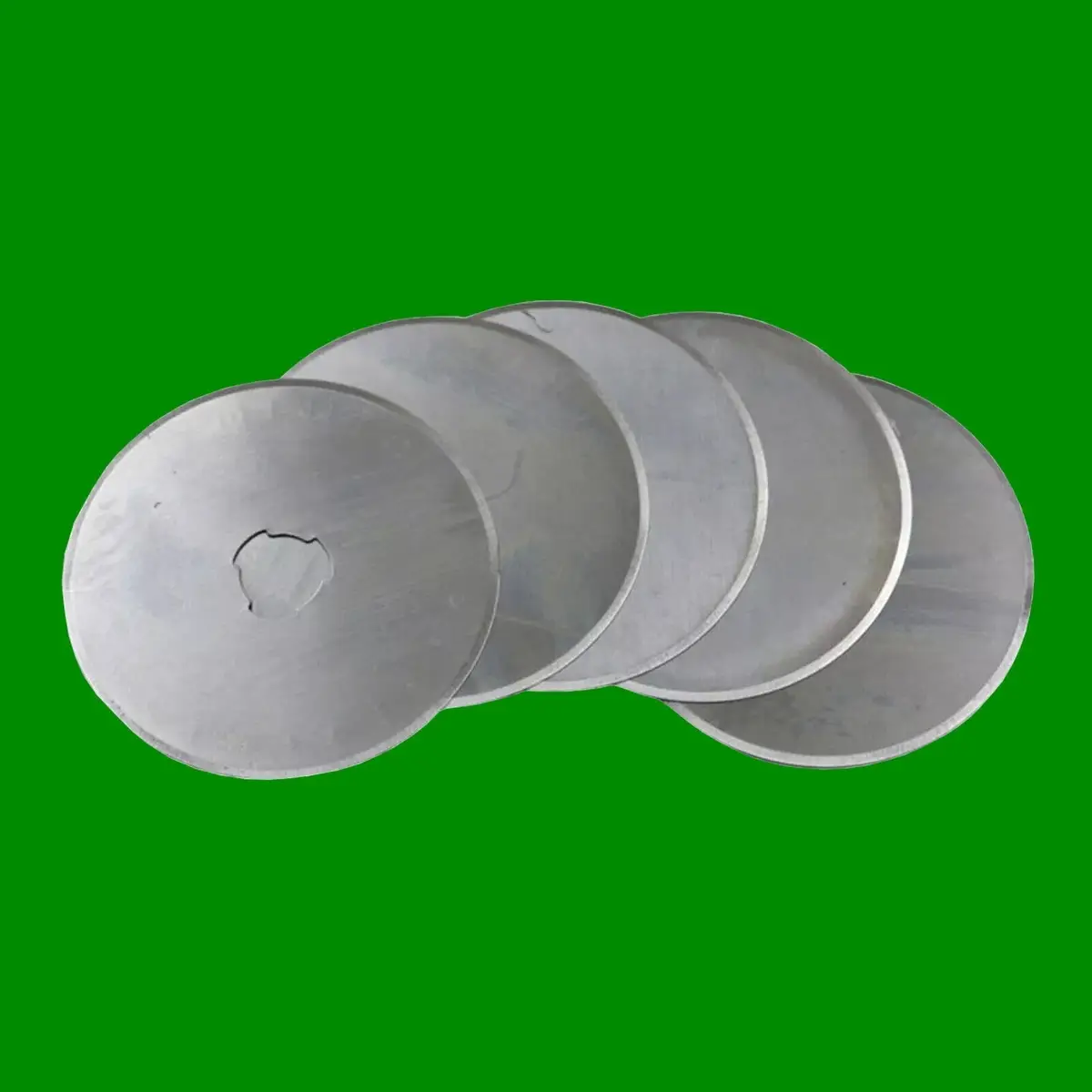 5x Round 45mm Steel Rotary Cutter Replacements, Circular Double Edged