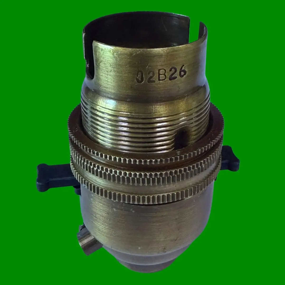 4x Bayonet Socket BC B22 Antique Brass 1/2" Entry Bulb Hold Switch Shade Collar - image 7 | Free standard UK delivery included | Discount Quality Products