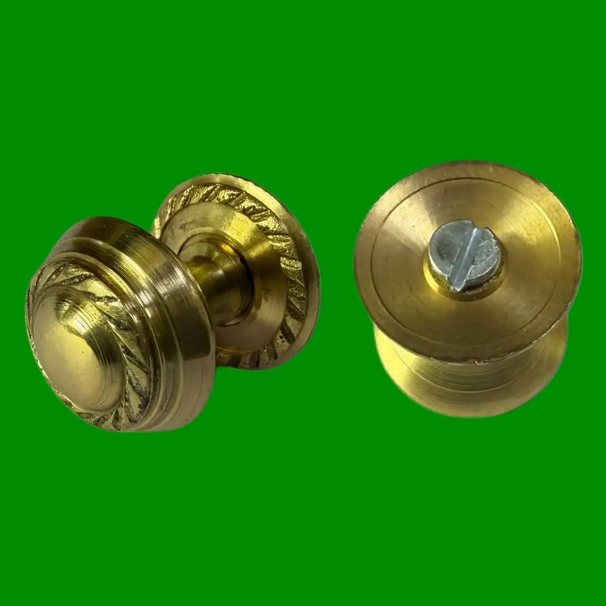6x Small Round 20mm Brass Door Knob Handle, Cabinet Drawer, Cupboard, Furniture - image 3 | Free standard UK delivery included | Discount Quality Products