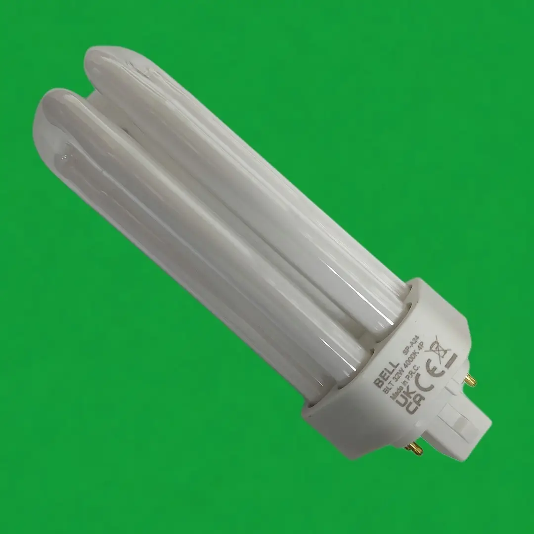 1x 32W BELL Low Energy GX24Q-3 4 pin 4000K Lamp Cool White 840 Light Bulb PLL
