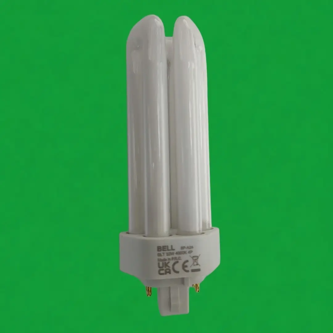 1x 32W BELL Low Energy GX24Q-3 4 pin 4000K Lamp Cool White 840 Light Bulb PLL - image 3 | Free standard UK delivery included | Discount Quality Products