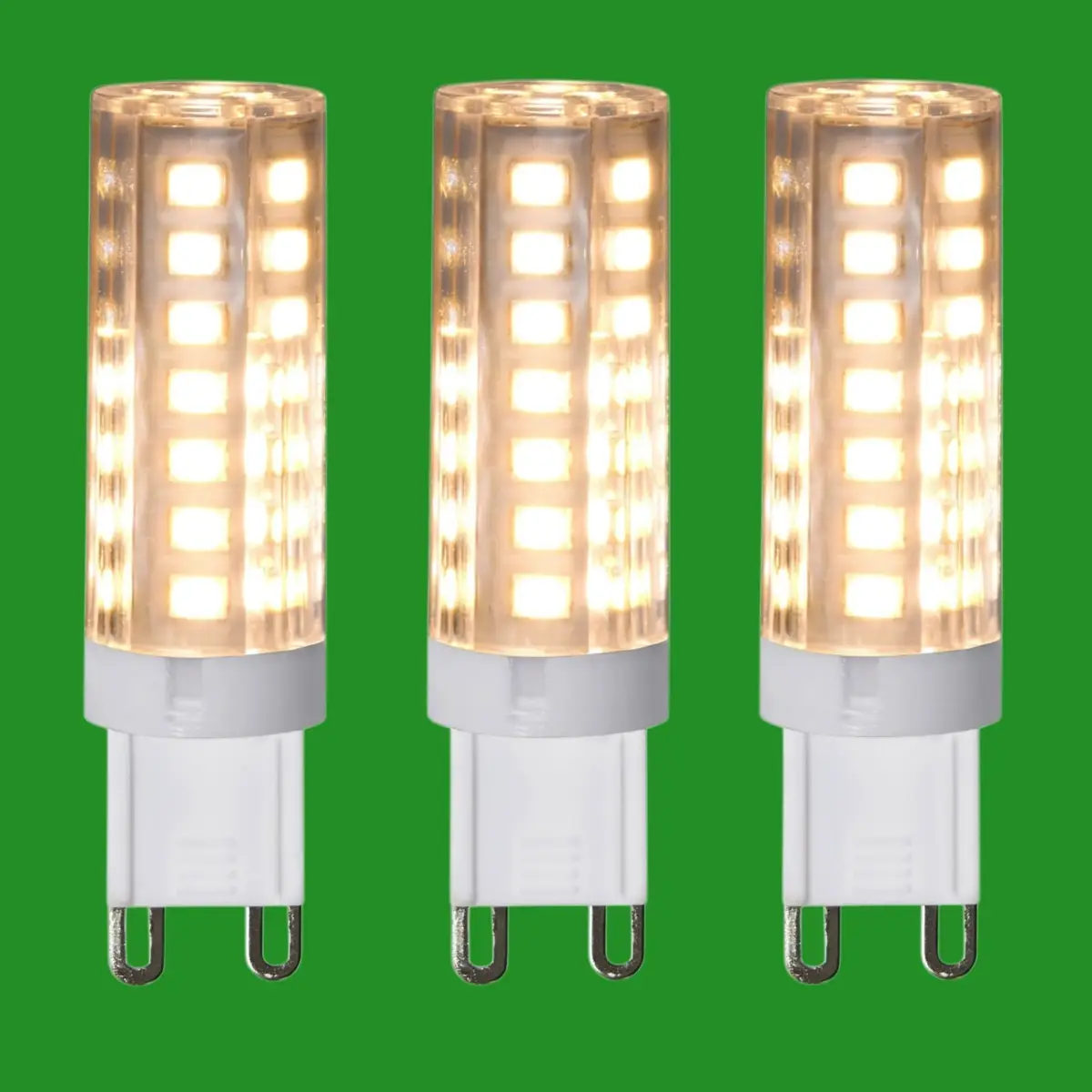 3x 5W (=50W) G9 LED Capsule Light Bulbs 3000K Warm White Halogen Replacement - image 3 | Free standard UK delivery included | Discount Quality Products