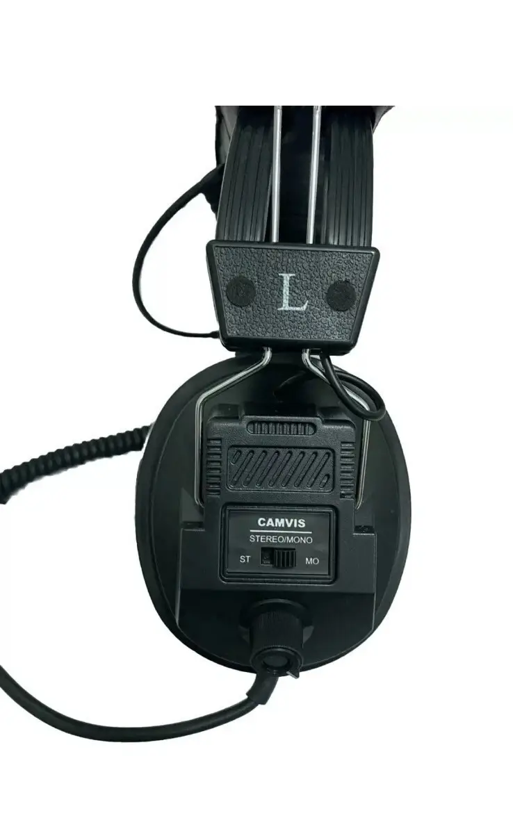 1x Camvis CAV203C Headphones, 3.5mm Jack with 6.3mm Adaptor, Stereo/Mono, Black - image 3 | Free standard UK delivery included | Discount Quality Products