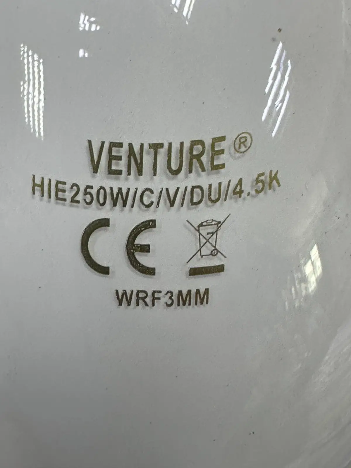 250W Venture MHL Metal Halide Elliptical Light Bulb Lamp GES E40 186-202 4500K - image 3 | Free standard UK delivery included | Discount Quality Products