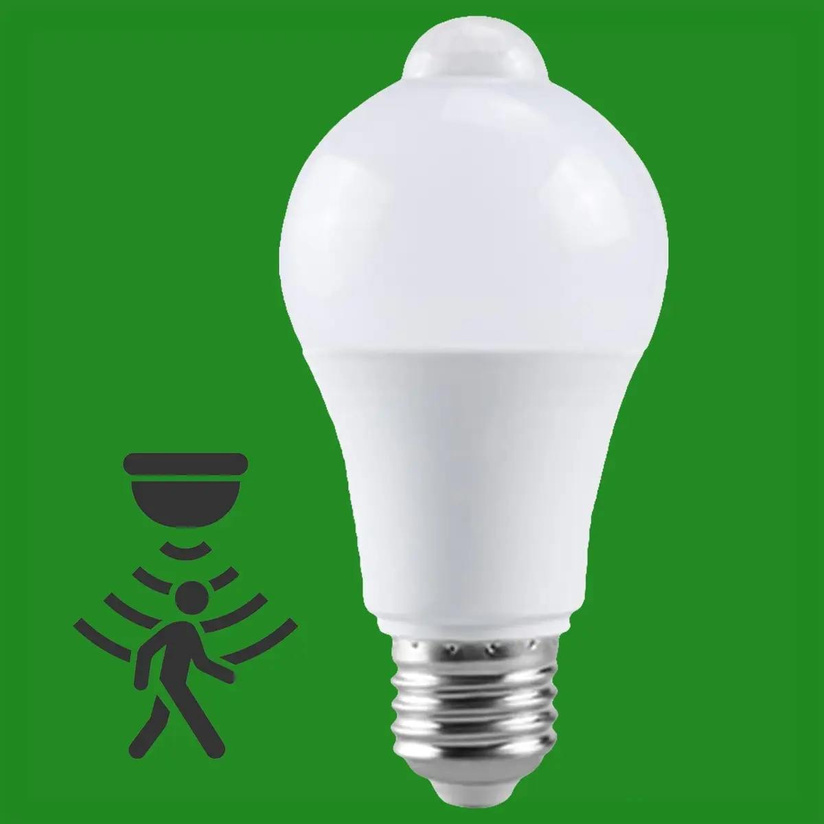 10W Crompton LED Dusk Till Dawn PIR Motion Sensor Security Light Bulb ES E27 - image 3 | Free standard UK delivery included | Discount Quality Products