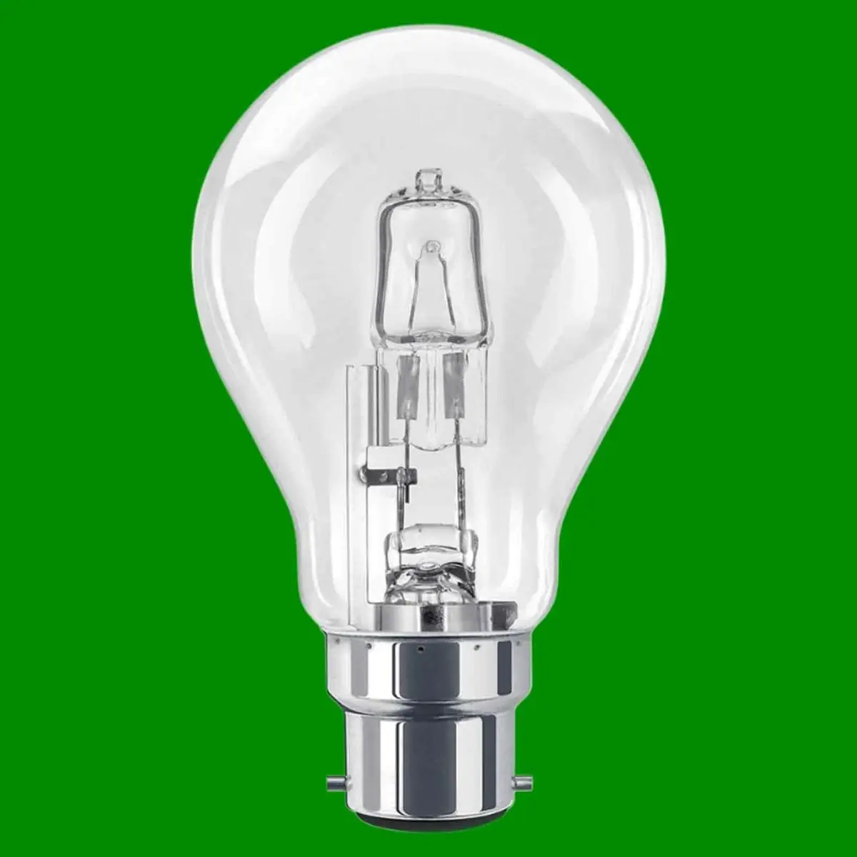 6x 53W (=72W) Clear Eco Halogen GLS BC B22 Bayonet Warm White 2750K Light Bulb - image 2 | Free standard UK delivery included | Discount Quality Products