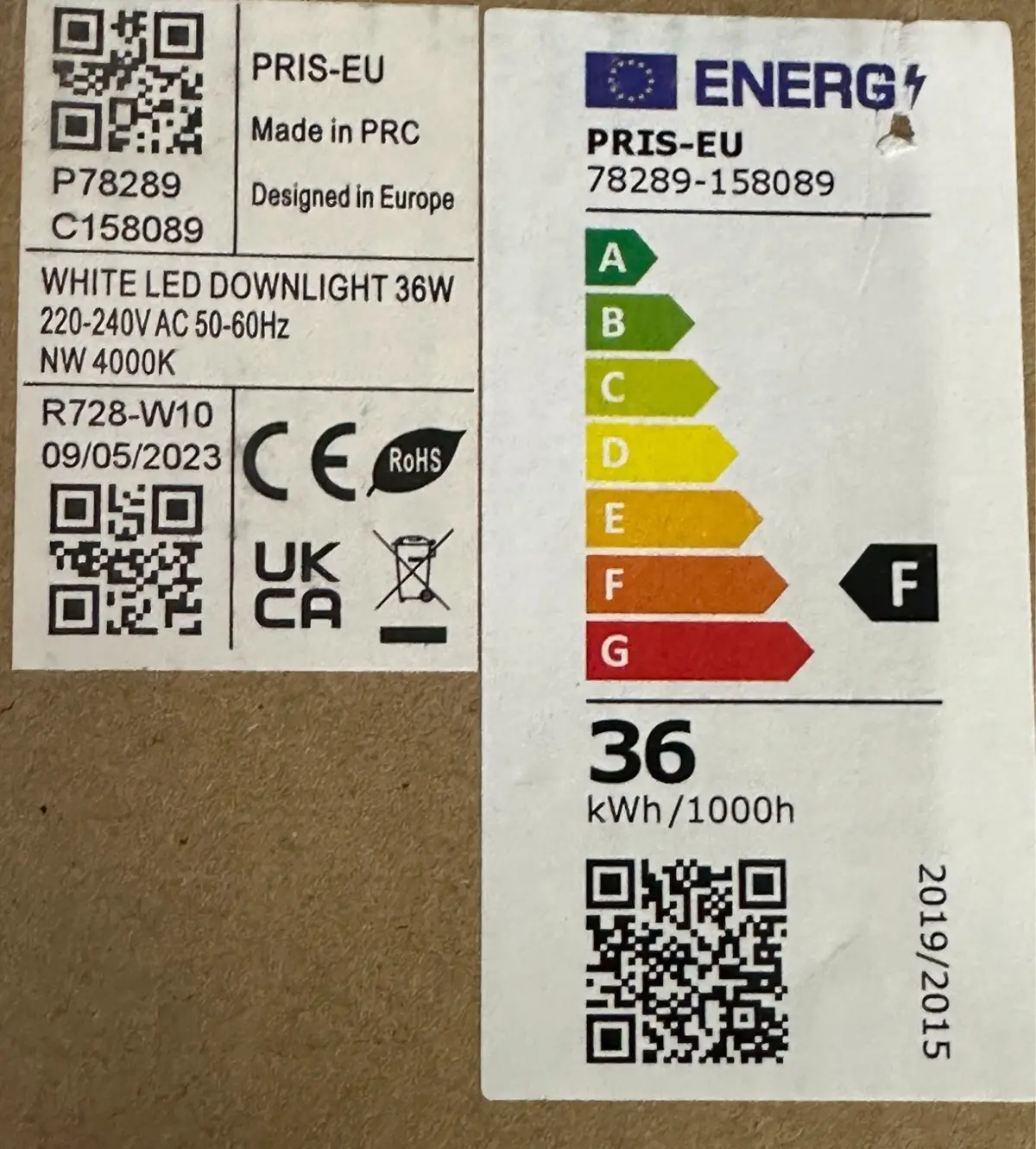 36W (=200W) LED White Round Downlight Commercial Retail Office Shop Lamp 4000K - image 4 | Free standard UK delivery included | Discount Quality Products