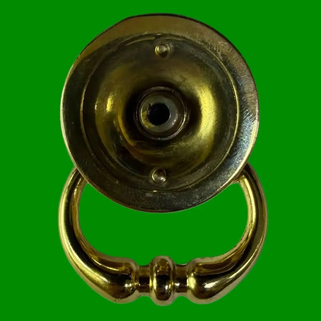 1x 50mm Polished Brass Plated Door Drop Pull Handle, Drawer, Cabinet, Cupboard - image 2 | Free standard UK delivery included | Discount Quality Products