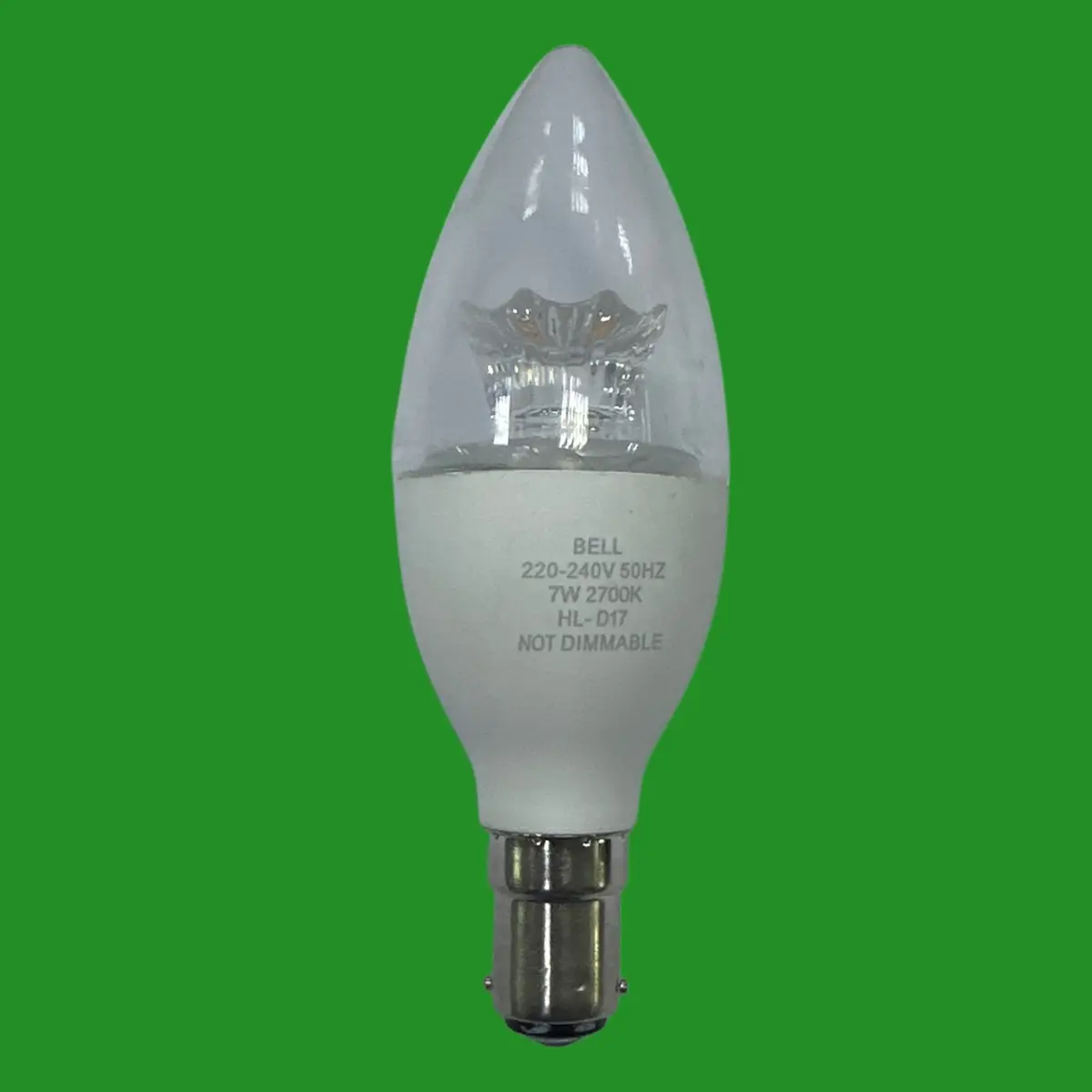 4x 7W (=40W) BELL Pro LED Clear Candle Light Bulbs SBC B15 Small Bayonet 2700K - image 3 | Free standard UK delivery included | Discount Quality Products