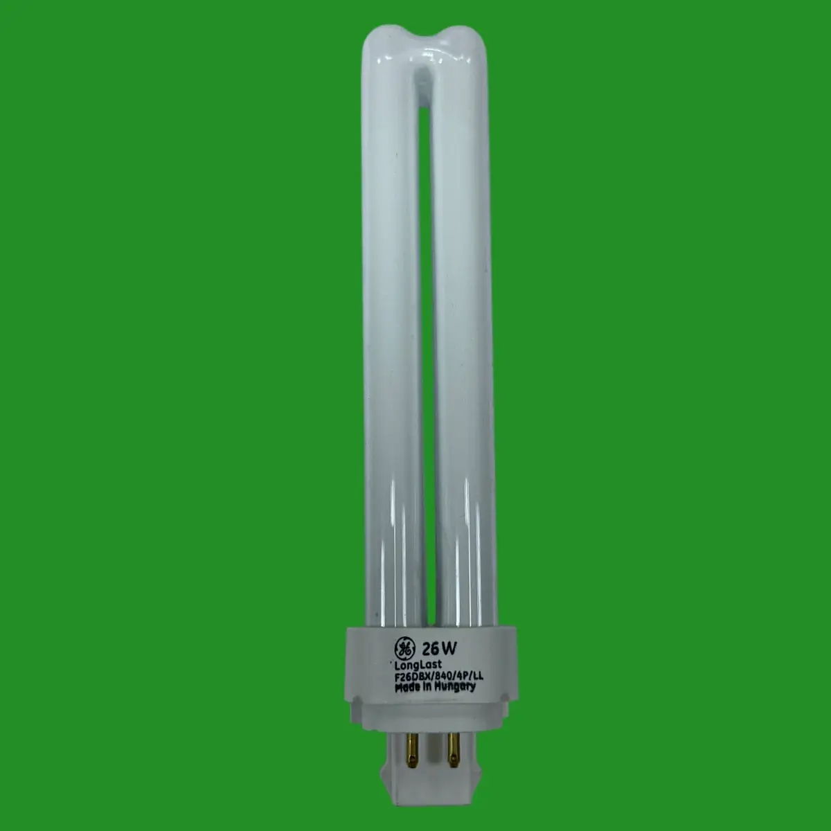 2x 26W GE Dimmable G24q-3, 4 pin, 4000K 840 Low Energy CFL Light Bulb PL Lamp - image 3 | Free standard UK delivery included | Discount Quality Products