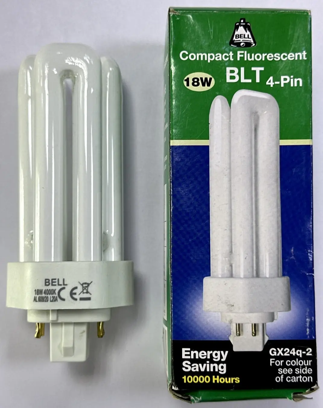1x 18W BELL Dimmable GX24Q-2 4 pin Low Energy 4000K Lamp 840 PLL BLT Light Bulb - image 3 | Free standard UK delivery included | Discount Quality Products