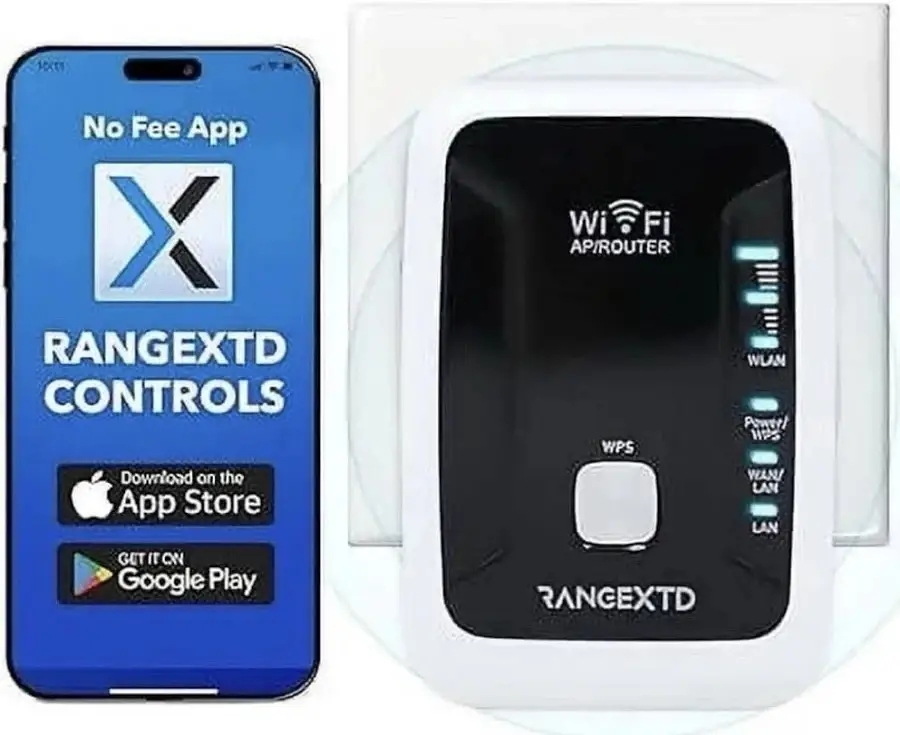 1x RangeXTD Wifi Range Extender, UK Wall Plug, Boost Broadband Internet Coverage - image 2 | Free standard UK delivery included | Discount Quality Products