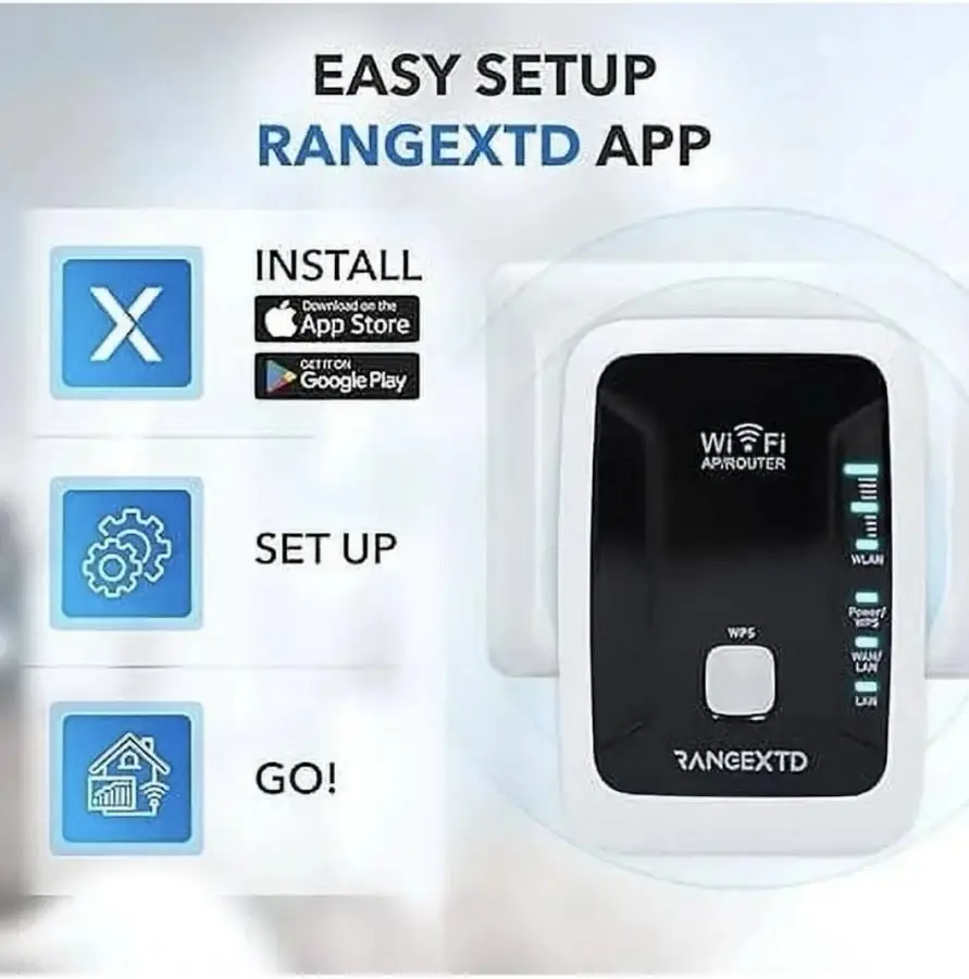 1x RangeXTD Wifi Range Extender, UK Wall Plug, Boost Broadband Internet Coverage - image 4 | Free standard UK delivery included | Discount Quality Products