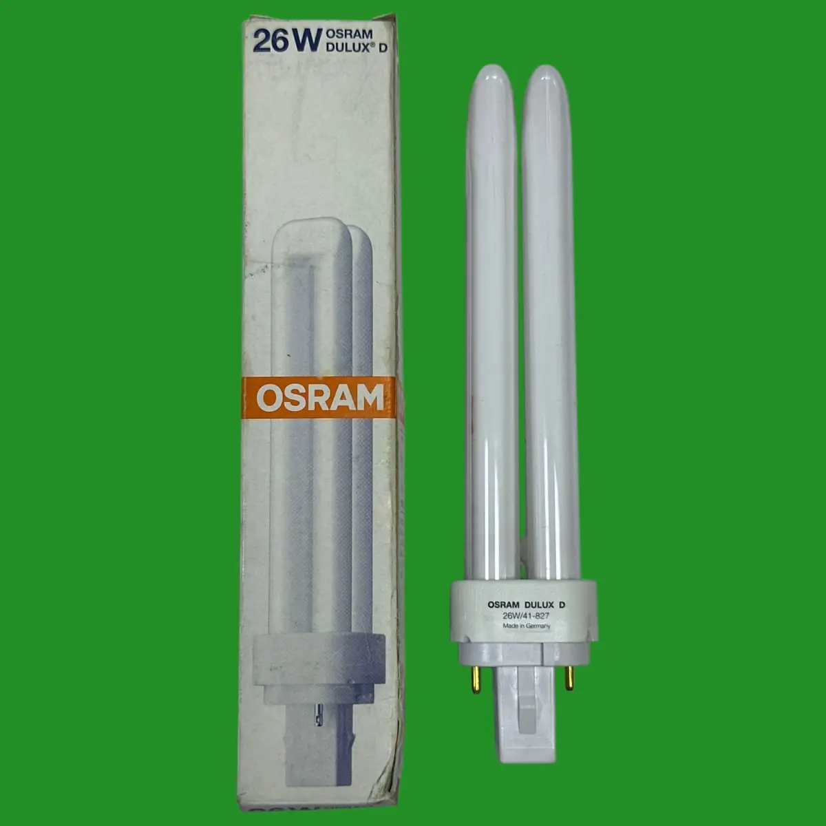1x 26W OSRAM G24d-3, 2 pin, Low Energy CFL Light Bulb 2700K 827 Warm White Lamps - image 2 | Free standard UK delivery included | Discount Quality Products