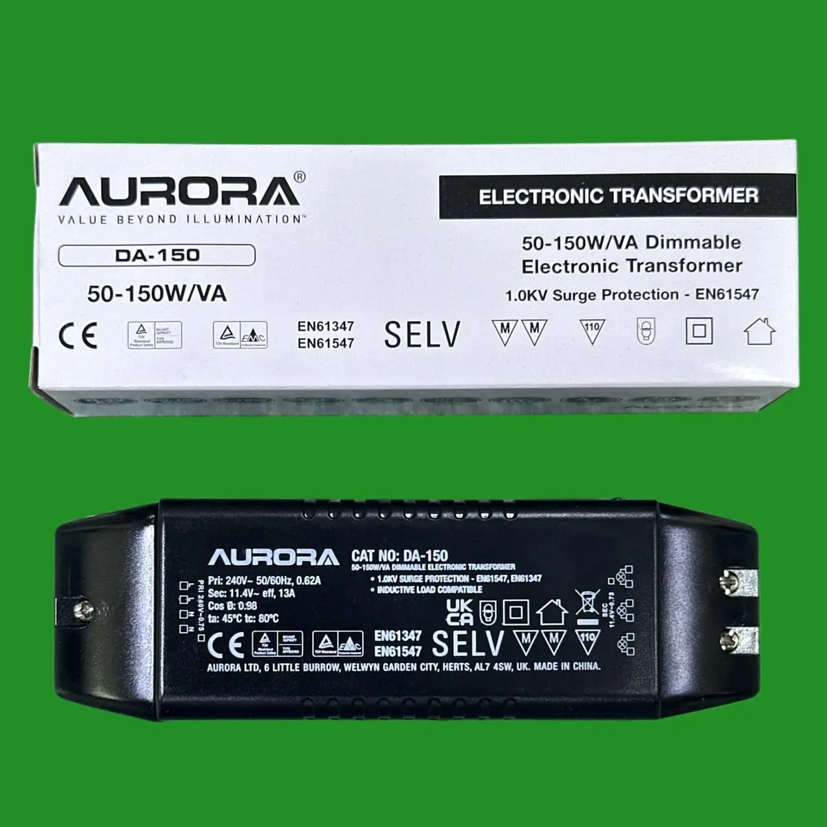 50-150W Aurora 12V Dimmable Electronic Transformer MR16 MR11 Halogen Lights SELV