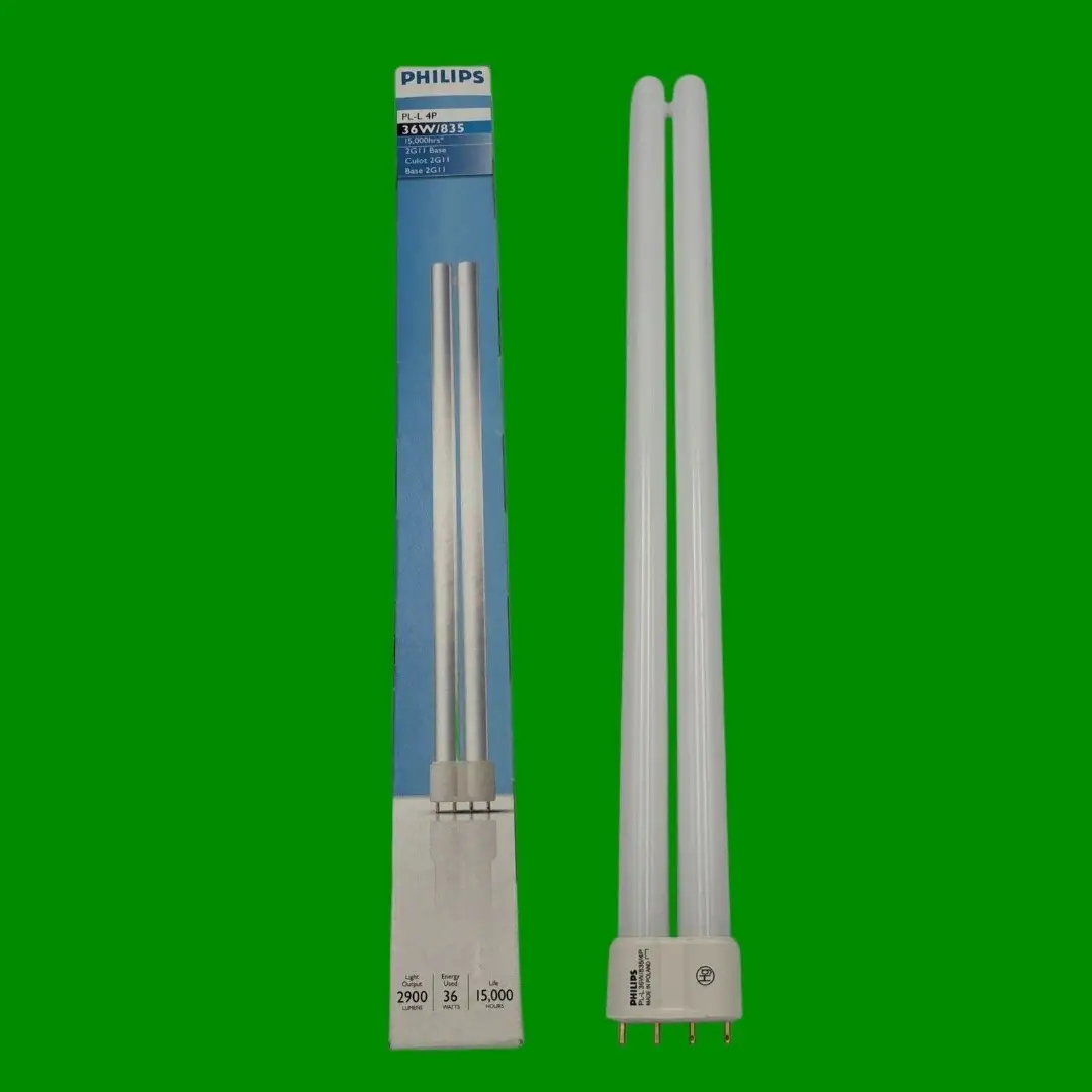 36W Philips 2G11 Dimmable PL-L 4 Pin 3500K PLL CFL White Light Bulb Lamp 420mm - image 3 | Free standard UK delivery included | Discount Quality Products