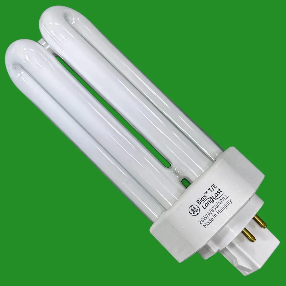 1x 26W GE GX24Q-3 4 pin CFL PLL Light Bulb Low Energy 3000K BIAX T/E Lamp 830 - image 4 | Free standard UK delivery included | Discount Quality Products