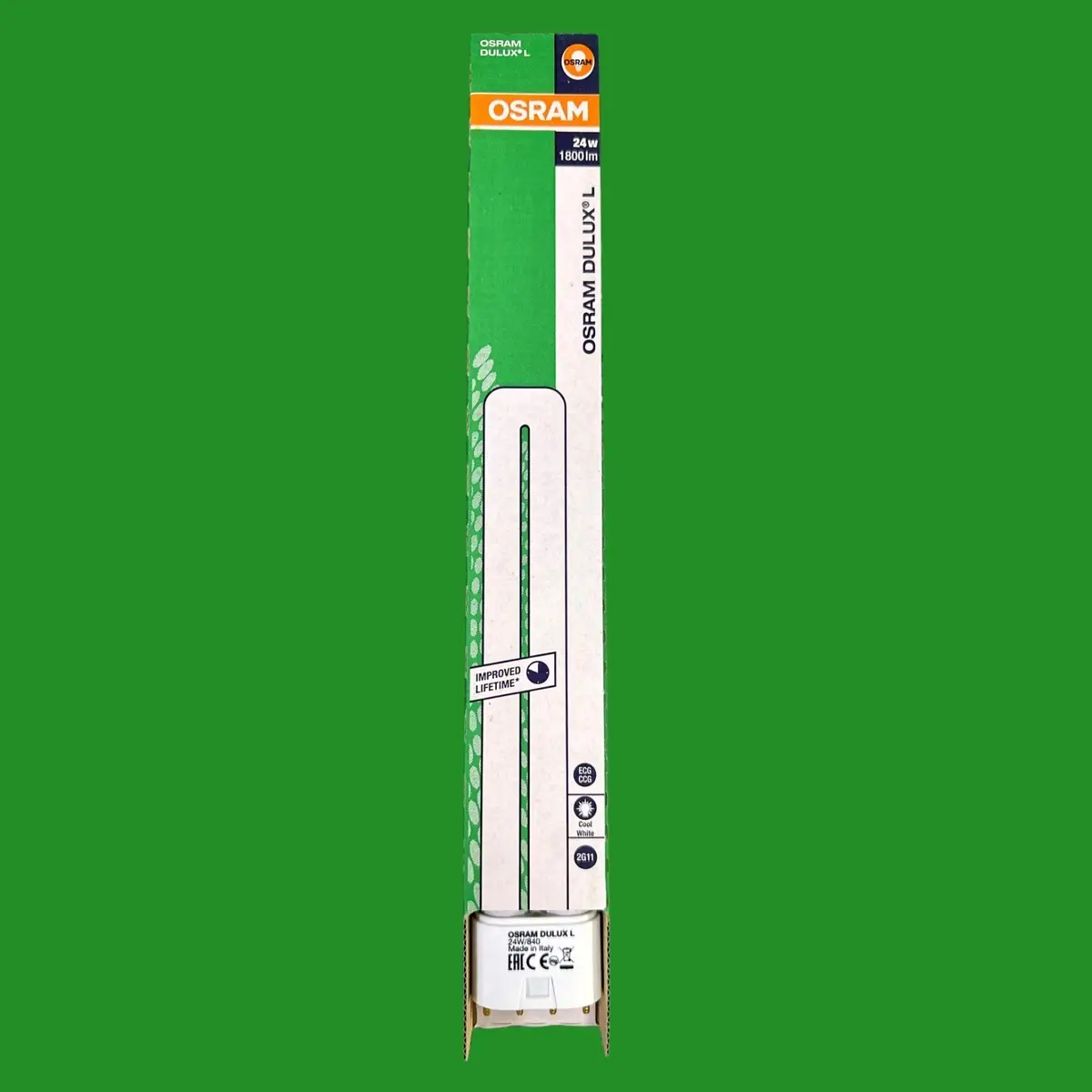 2x 24W OSRAM Dimmable 2G11 CFL Light Bulb 4 Pin 4000K PLL 840 Cool White Lamp - image 2 | Free standard UK delivery included | Discount Quality Products