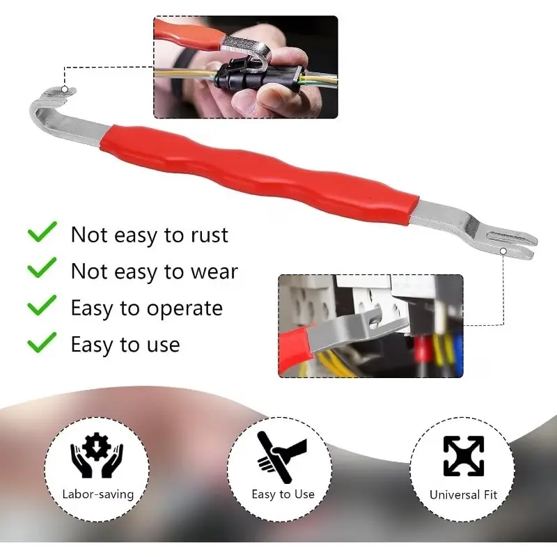 Dual Ended Electrical Connector Separator Automotive Wiring Clip Pry Tool -Black - image 9 | Free standard UK delivery included | Discount Quality Products