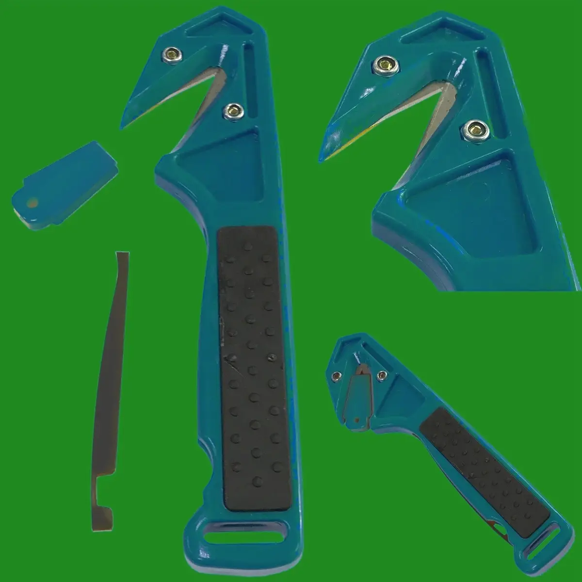 6x Blue Robust Safety Slicer Box Strap Cutter Carton Opener Pallet Shrink Wrap