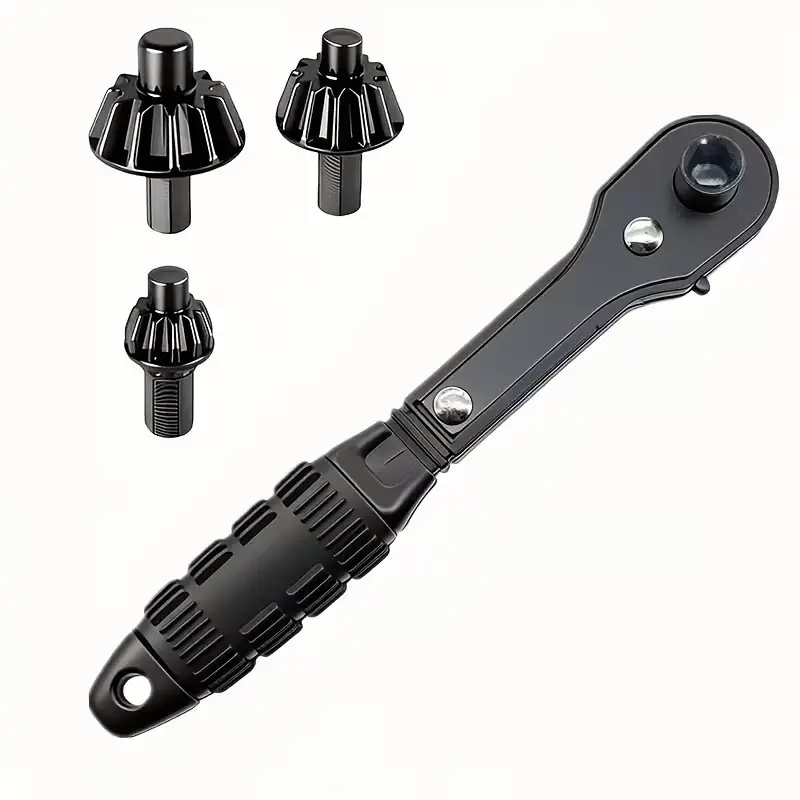 4Pcs Ratchet Drill Chuck Key Wrench Set 3-in-1 1/4" Hex Bit Holder DIY Tool - image 5 | Free standard UK delivery included | Discount Quality Products