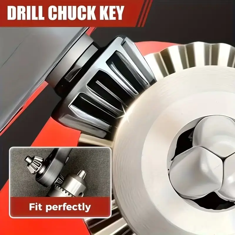 4Pcs Ratchet Drill Chuck Key Wrench Set 3-in-1 1/4" Hex Bit Holder DIY Tool - image 9 | Free standard UK delivery included | Discount Quality Products