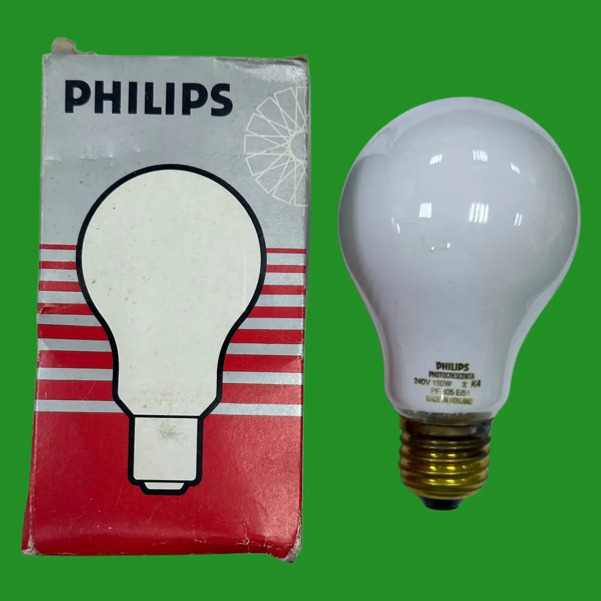 150W Philips Photocrescenta PF605 E51 P3/4 ES E27 Enlarger Light Bulb Lamp