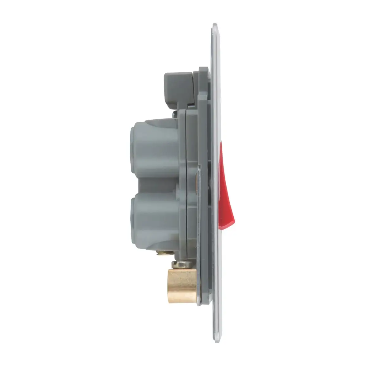 1-Gang Black Nickel 45A, LED, Double Pole Cooker Oven Switch, 250V, Flat Profile - image 3 | Free standard UK delivery included | Discount Quality Products