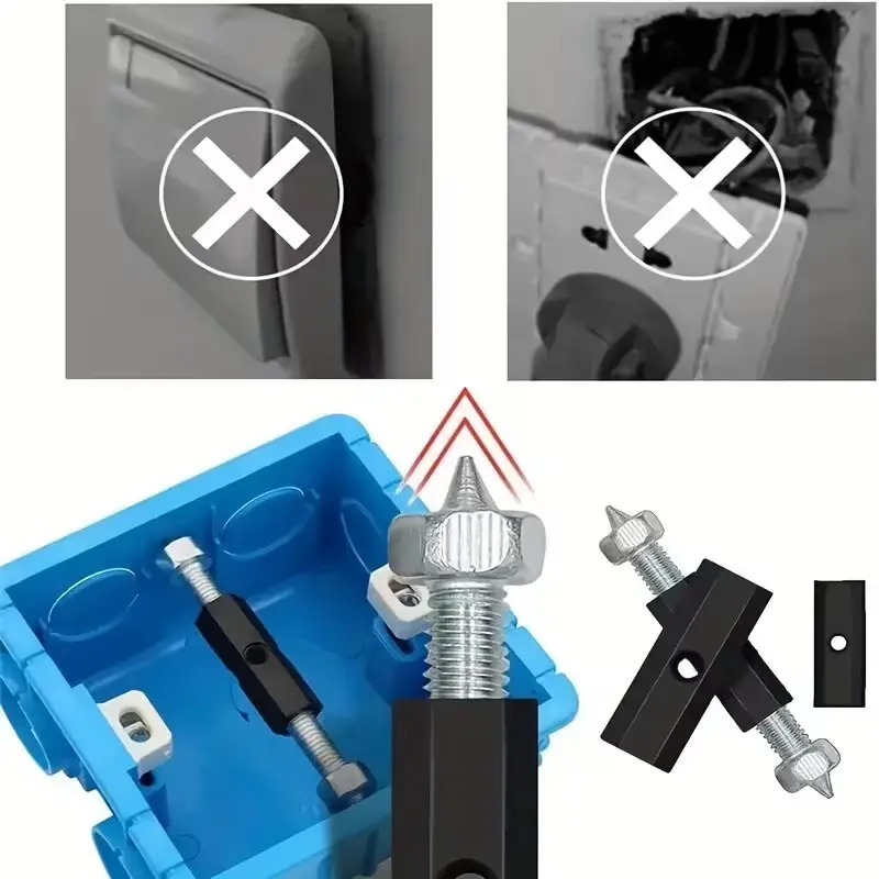 10x Columnar 86 Type Switch Box Repair Strong Support Rod , Easy to Use DIY Tool - image 7 | Free standard UK delivery included | Discount Quality Products