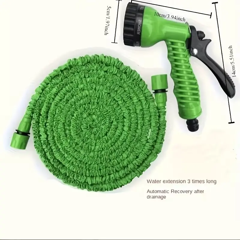 Expandable Garden Hose 61m Flexible Water Pipe & 7-in-1 Spray Nozzle, Car Wash - image 9 | Free standard UK delivery included | Discount Quality Products