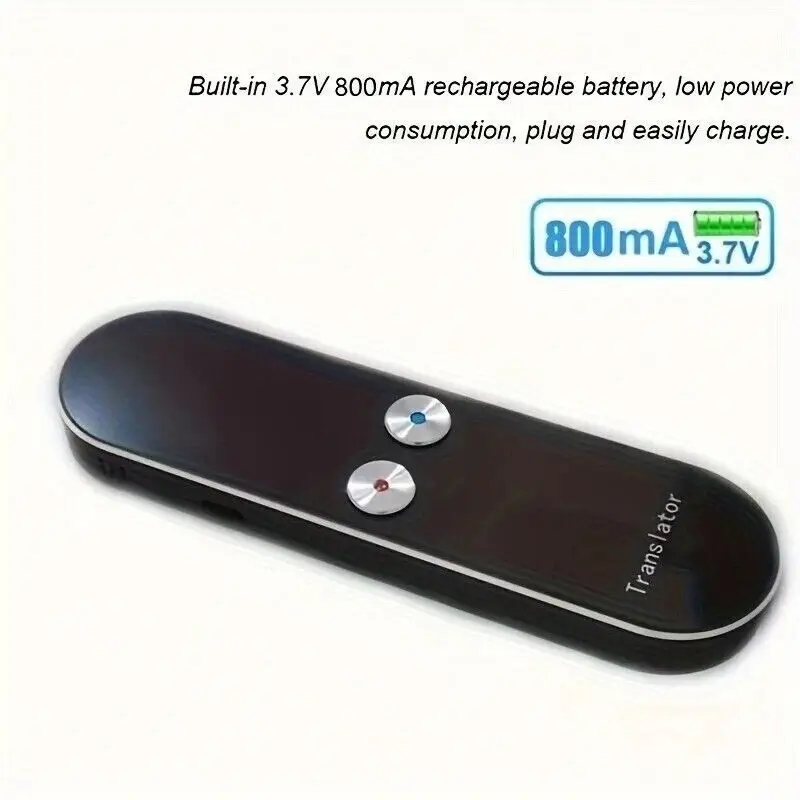 1x Intelligent Handheld Voice Speech Language Translator Device, Rechargeable - image 2 | Free standard UK delivery included | Discount Quality Products