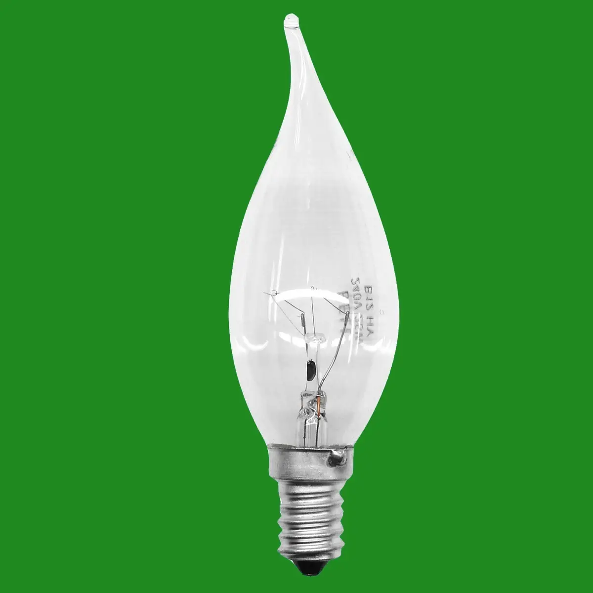 12x 40W Clear Bent Tip Candle Dimmable Light Bulb SES E14 Small Screw Bulb Lamp