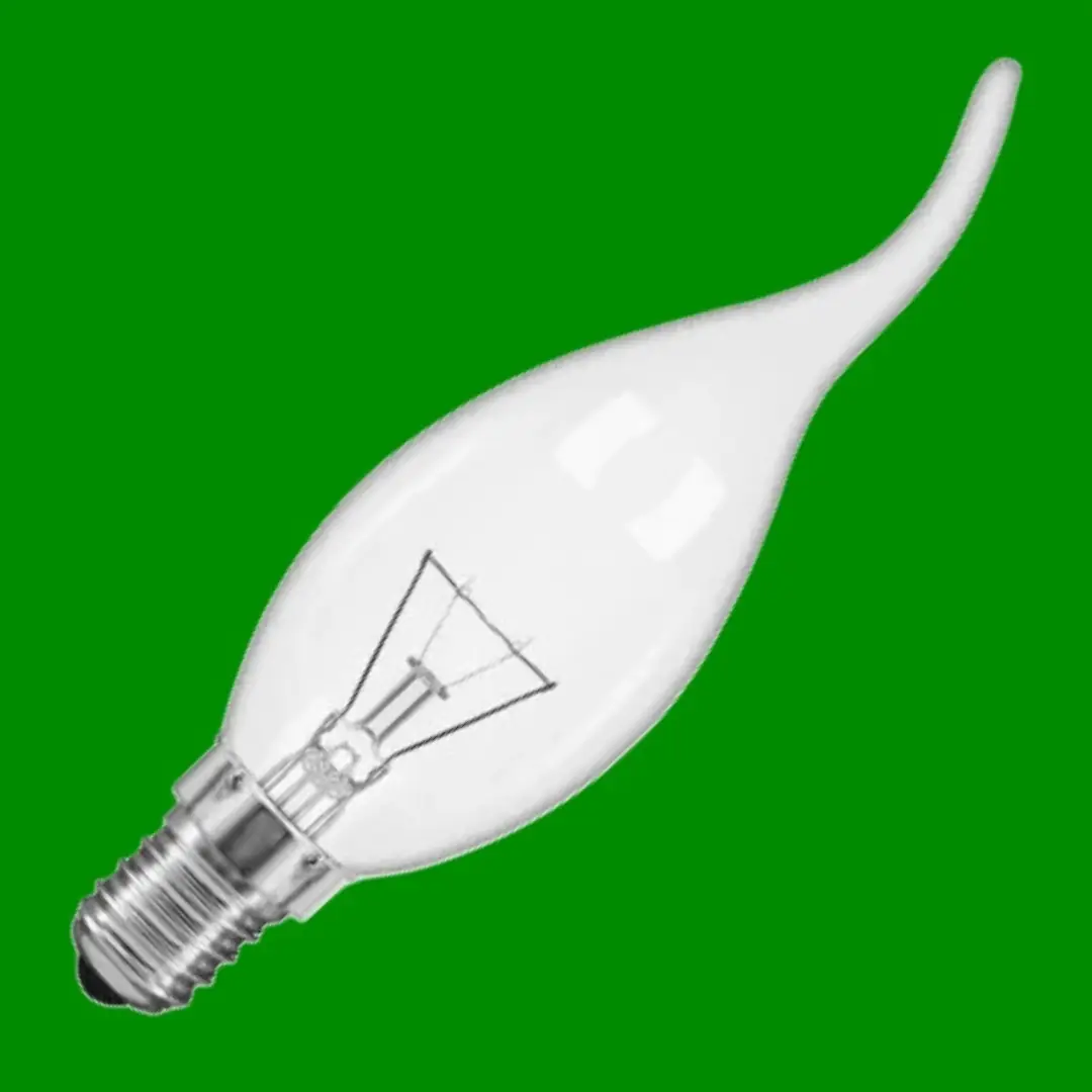 10x 60W Clear Bent Tip Candle Dimmable Light Bulb SES E14 Small Edison Screw - image 3 | Free standard UK delivery included | Discount Quality Products