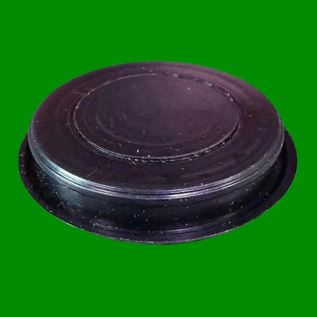 4x 38mm Black Plastic Round Tube End Cap Hole Blanking Plug 44mm Flange Insert - image 4 | Free standard UK delivery included | Discount Quality Products