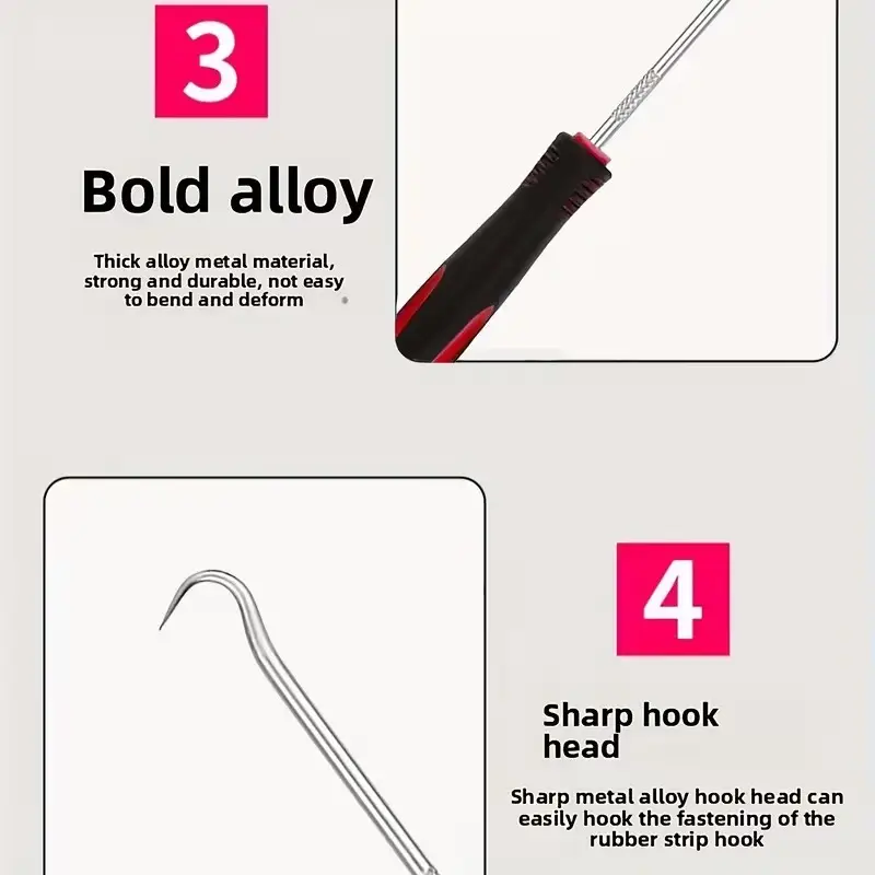 Manual Weeding Tool Garden Crevice Weeder Paving Joint Weed Remover Metal Hook - image 2 | Free standard UK delivery included | Discount Quality Products