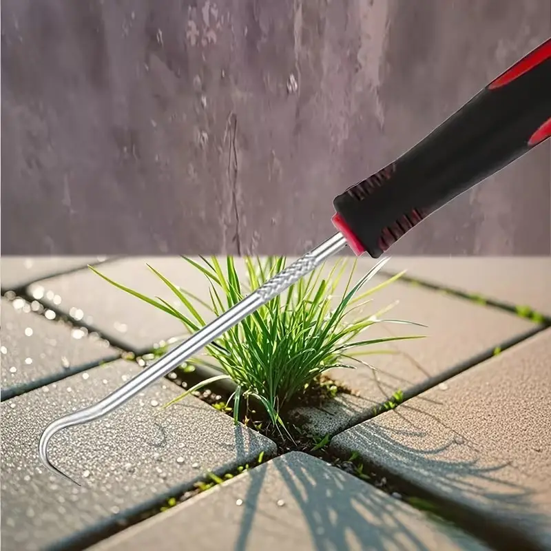 Manual Weeding Tool Garden Crevice Weeder Paving Joint Weed Remover Metal Hook - image 5 | Free standard UK delivery included | Discount Quality Products