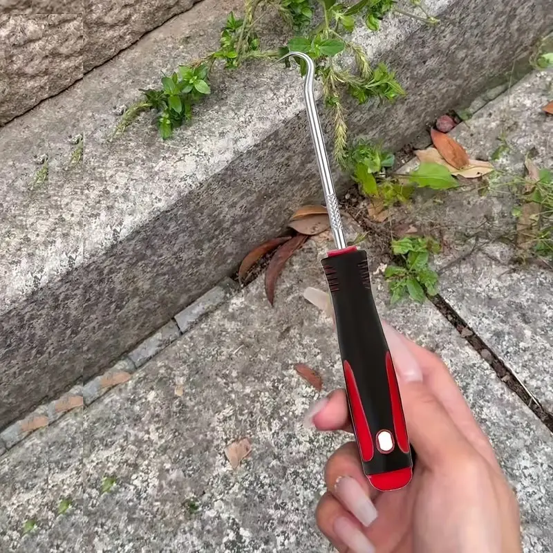 Manual Weeding Tool Garden Crevice Weeder Paving Joint Weed Remover Metal Hook - image 7 | Free standard UK delivery included | Discount Quality Products