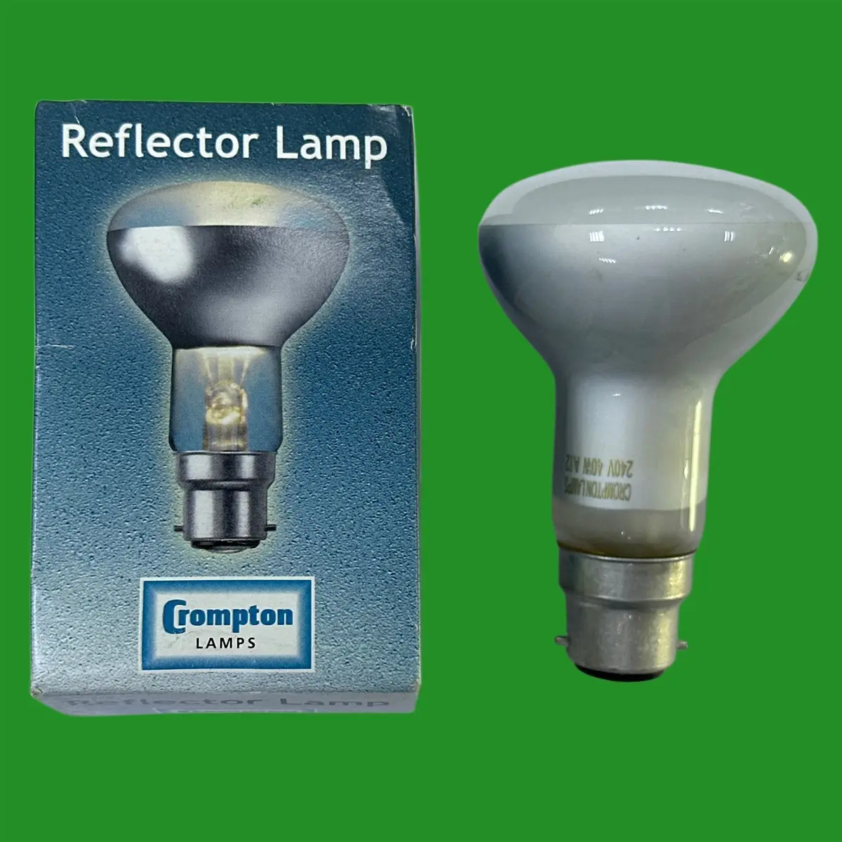 2x 40W Crompton R63 R64 Dimmable Frosted Reflector Spotlight Light Bulb BC B22