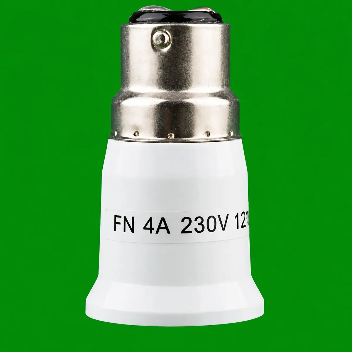 B22 to E27 Light Bulb Socket Adapter, Bayonet-to- Edison Screw Converter 4A 230V - image 3 | Free standard UK delivery included | Discount Quality Products