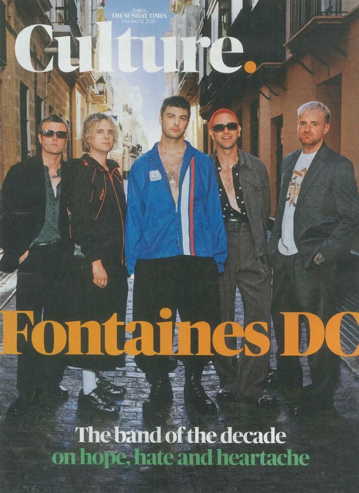 Sunday Times Culture Magazine: Fontaines D.C., Anne-Marie Duff, Arts, 11.10.26