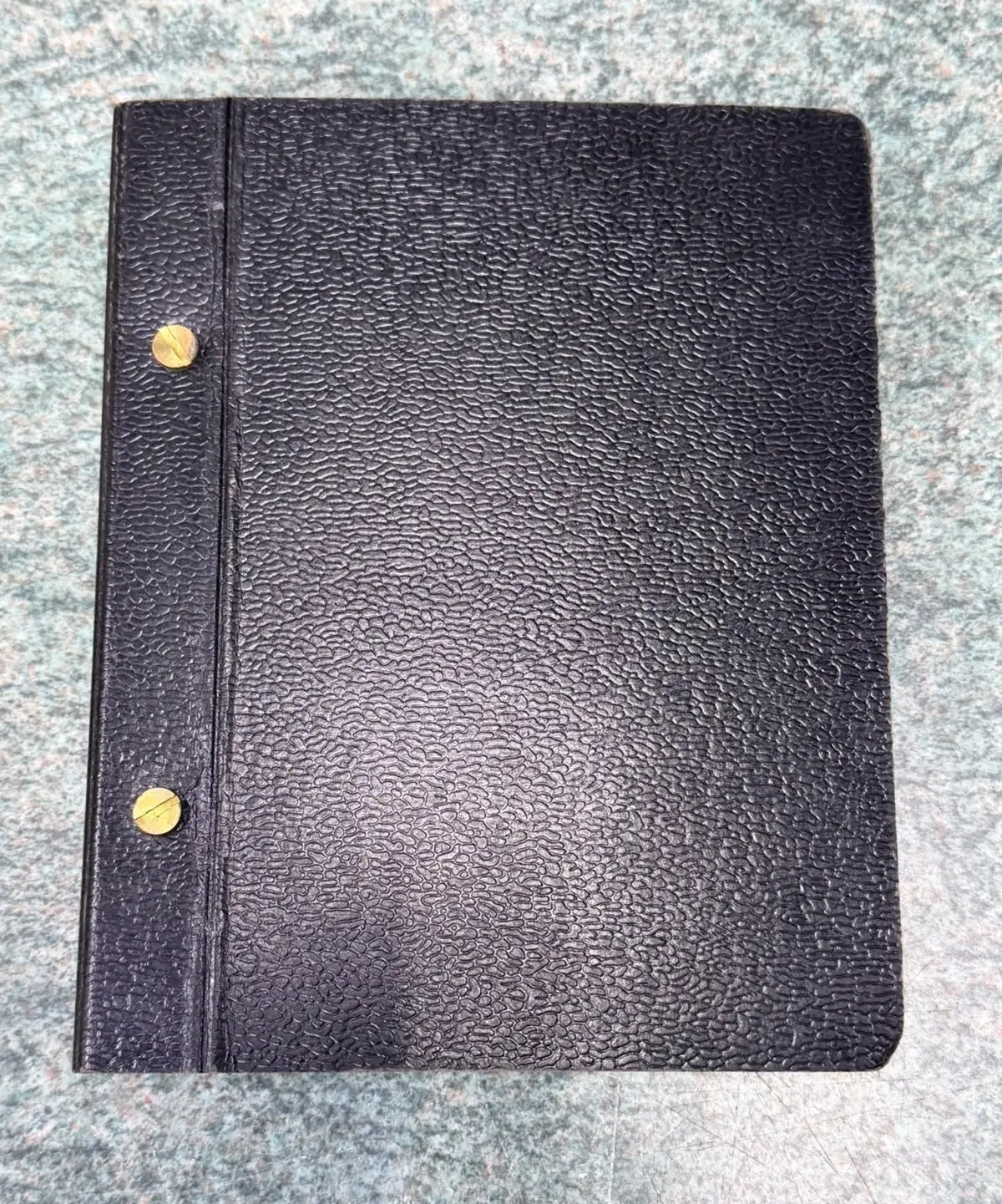First Day Cover FDC Album Binder 25 Page, Single Pocket, Black Inserts, Holds 50