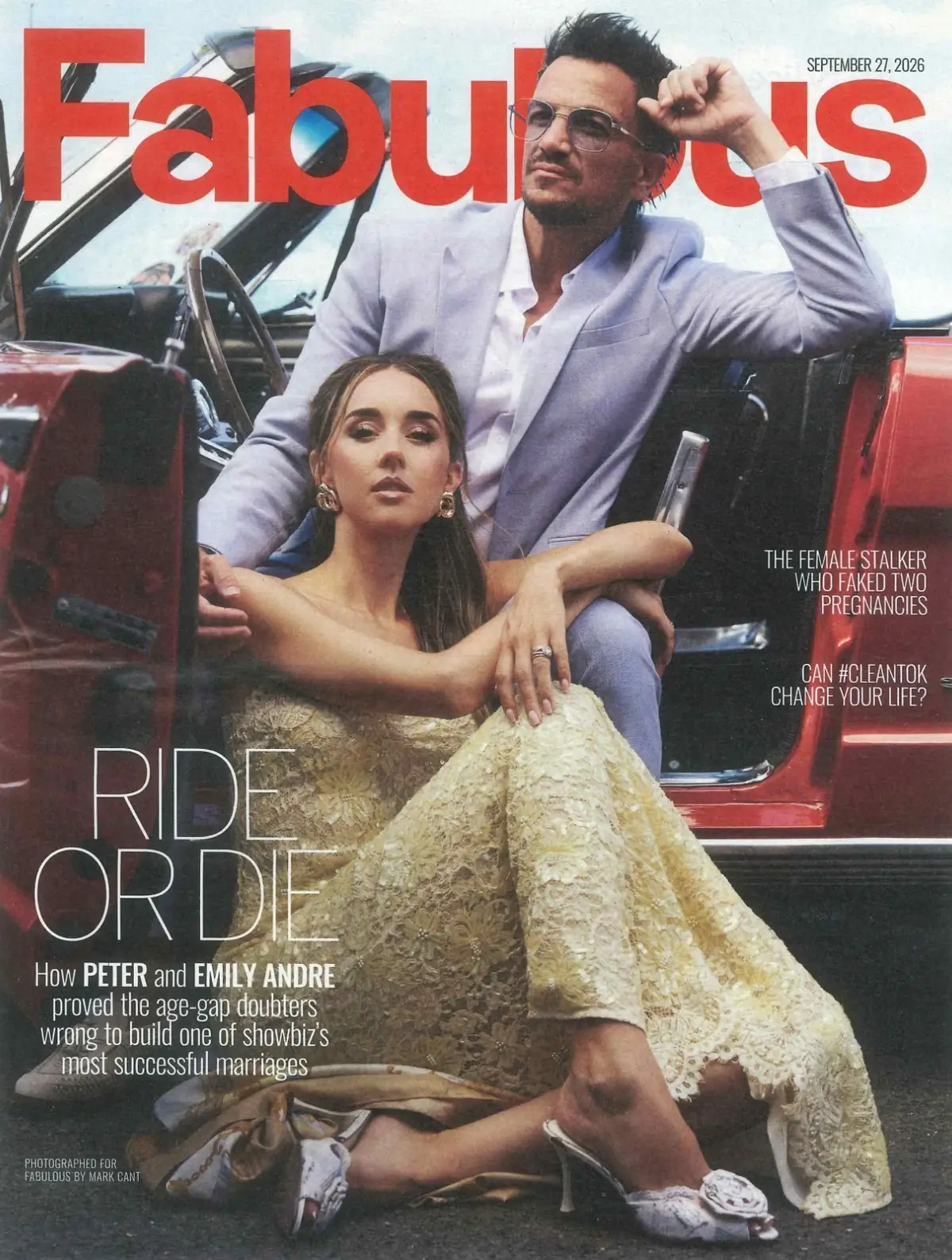 Fabulous Magazine: Peter &amp; Emily Andre, Karren Brady, CleanTok, Fashion, 27.9.26
