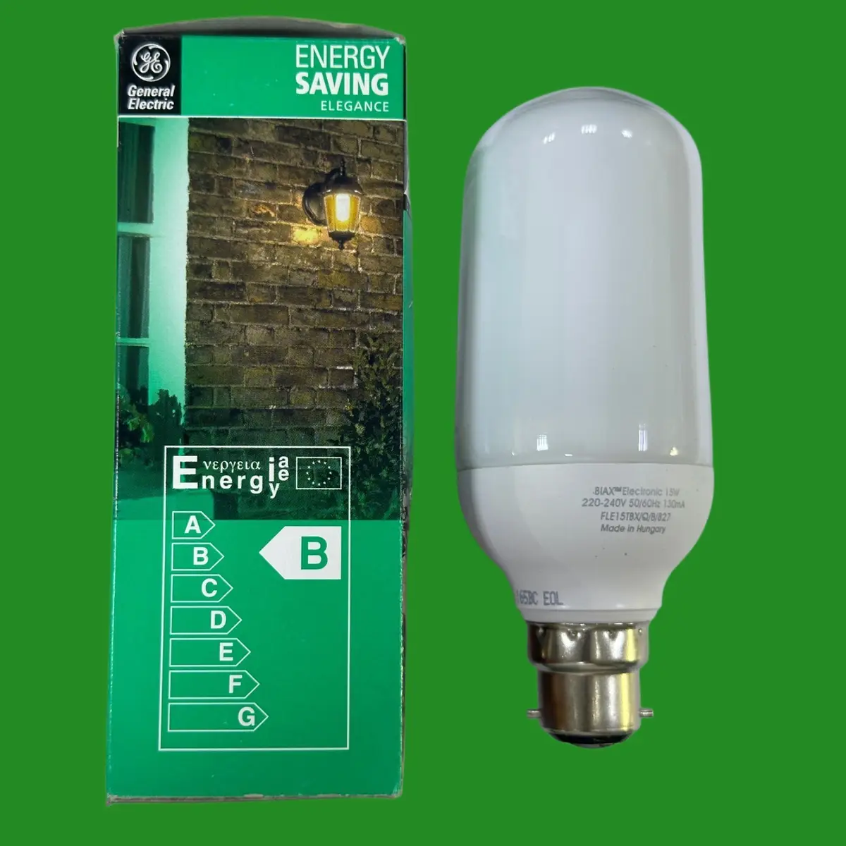 15W (=75W) GE Outdoor CFL Light Bulb Low Energy Power Saving Bayonet BC B22 Lamp - image 5 | Free standard UK delivery included | Discount Quality Products