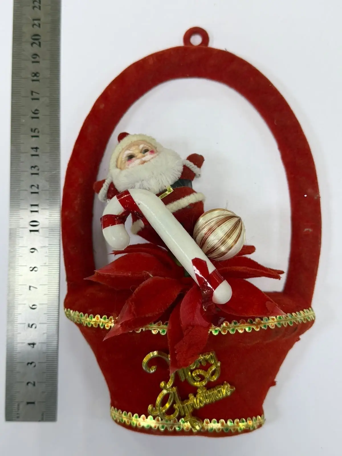Christmas Decorations Bundle Santa Basket Butterfly Berry Pick Hanging Job Lot - image 5 | Free standard UK delivery included | Discount Quality Products