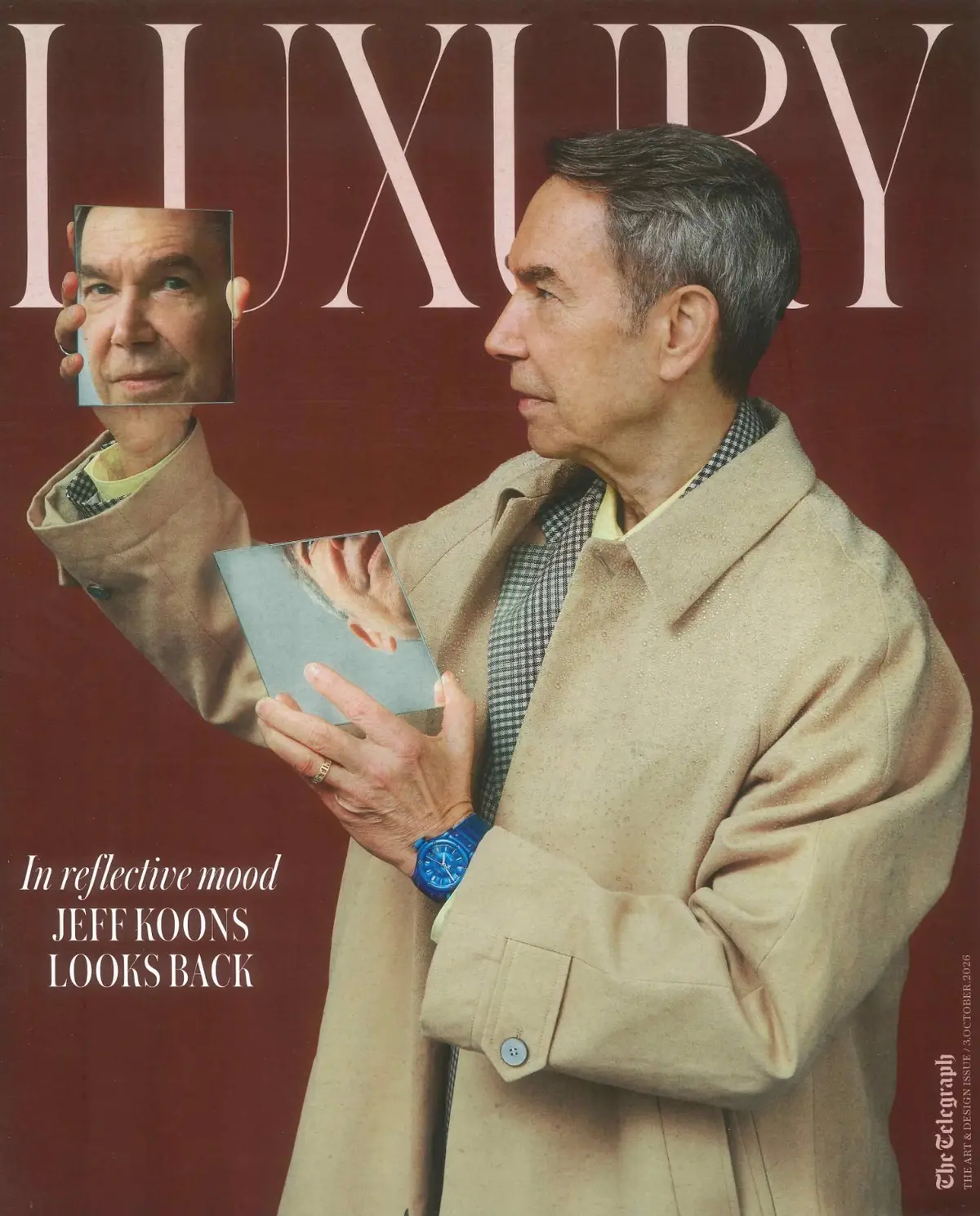 Telegraph Luxury Magazine Jeff Koons, Antony Gormley, Alexander McQueen, 3.10.26
