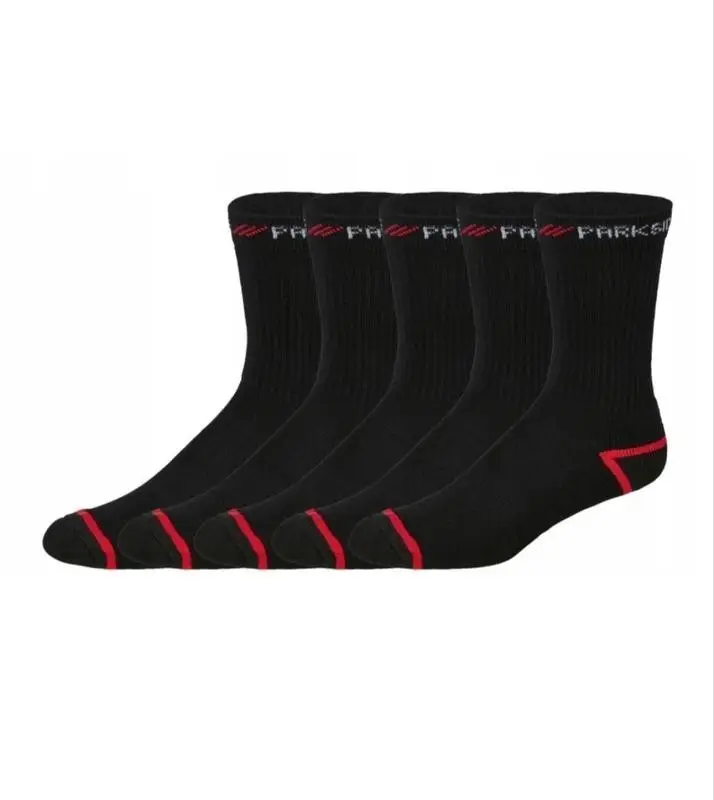 10 Pairs Parkside Mens Cotton Rich Work Socks Black Red UK Size 6–8.5 (EU 39–42) - image 2 | Free standard UK delivery included | Discount Quality Products