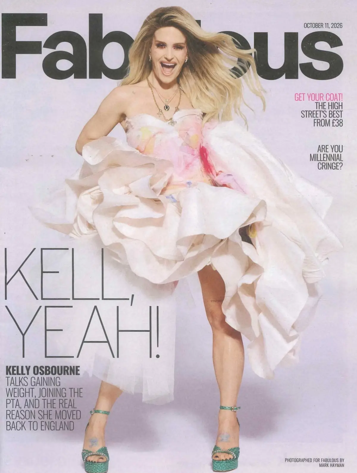 Fabulous Magazine: Kelly Osbourne, Ozzy Osbourne, Karren Brady, Style, 11.10.26
