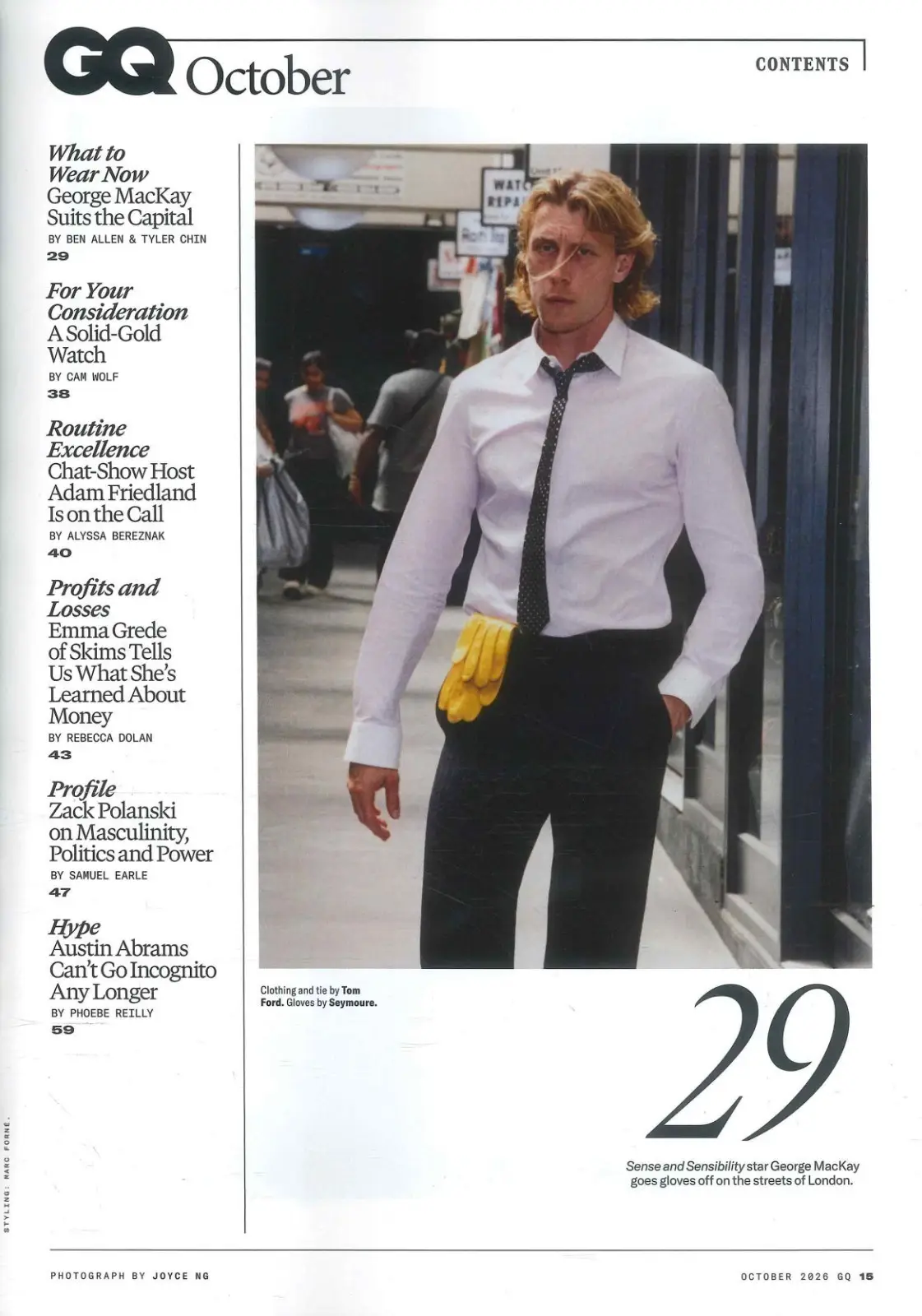 GQ Magazine Tom Cruise, George MacKay, Austin Abrams, Cornwall Surfing, Oct 2026 - image 3 | Free standard UK delivery included | Discount Quality Products