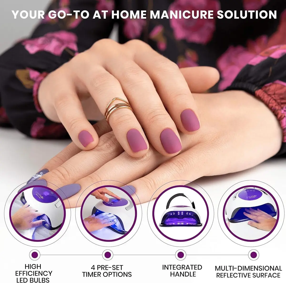1x Bella Nails Professional LED UV Gel Nail Dryer Lamp Home or Salon Use 120W - image 4 | Free standard UK delivery included | Discount Quality Products